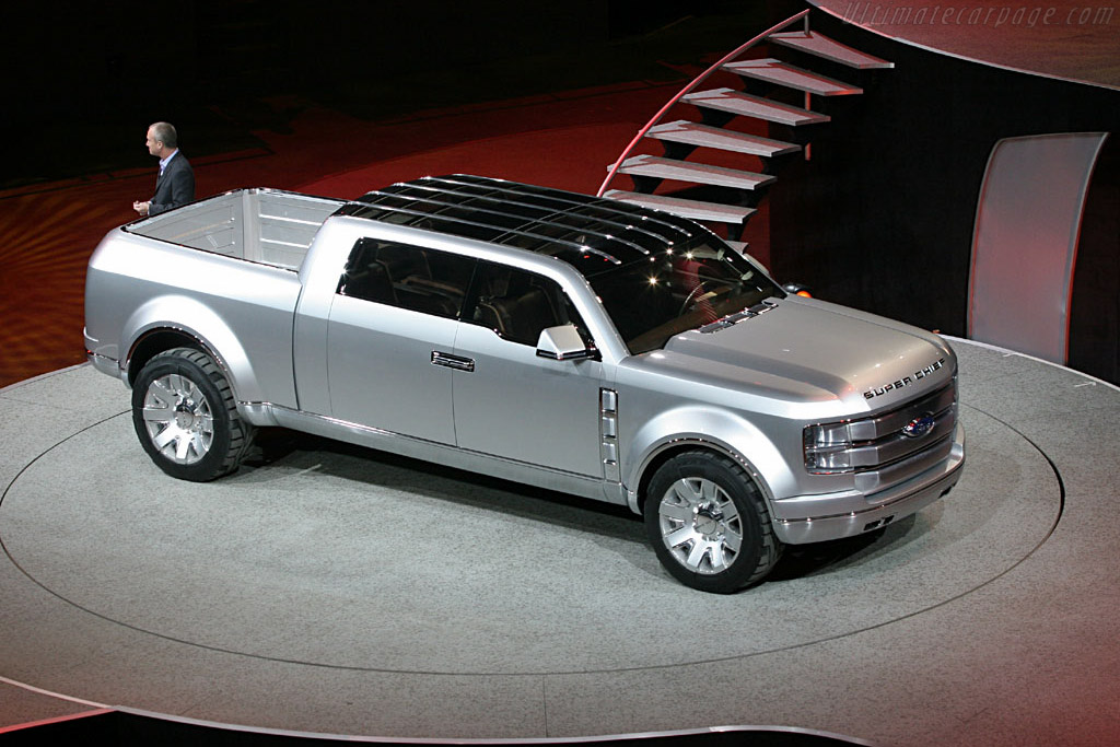 What features are available on a Ford F-250 Super Chief?