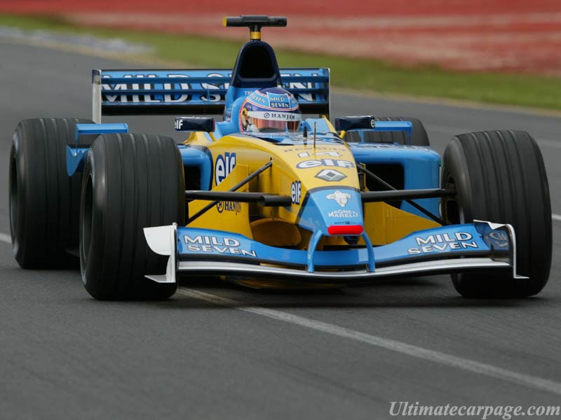 Renault F1, equipe histórica de Fórmula 1 de 2002 - by ultimatecarpage.com