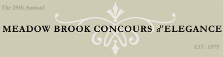 Meadow Brook Concours d'Elegance 