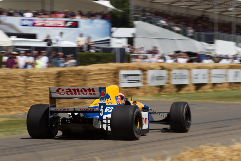 Williams FW14B Renault - Chassis: FW14-6 - Driver: Karun Chandhok - 2017 Goodwood Festival of Speed