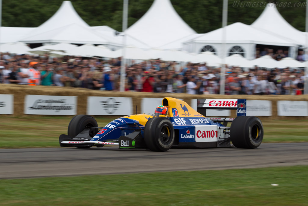 Williams FW14B Renault - Chassis: FW14-6 - Driver: Karun Chandhok - 2017 Goodwood Festival of Speed