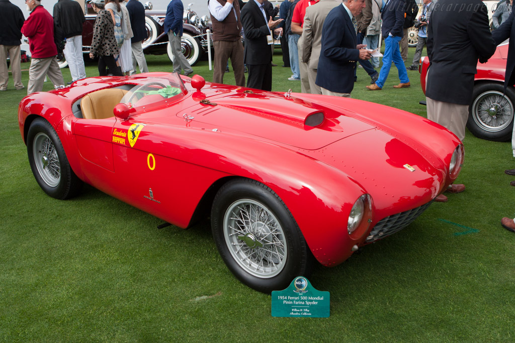 Ferrari 500 Mondial Pinin Farina Spyder - Chassis: 0418MD  - 2012 Pebble Beach Concours d'Elegance