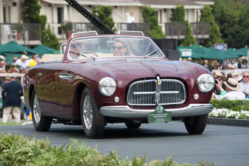 Ferrari 212 Inter Vignale Cabriolet - Chassis: 0159E  - 2014 Pebble Beach Concours d'Elegance