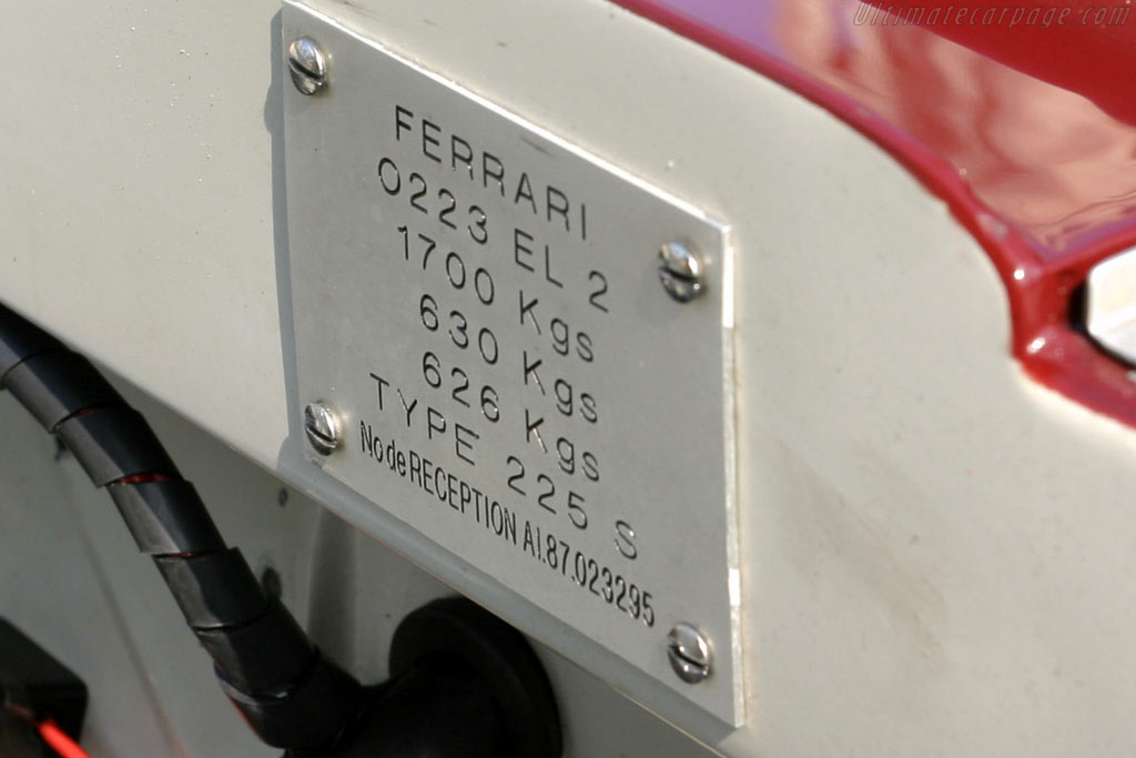 Ferrari 225 Inter Vignale Berlinetta - Chassis: 0223EL  - 2005 Cavallino Classic
