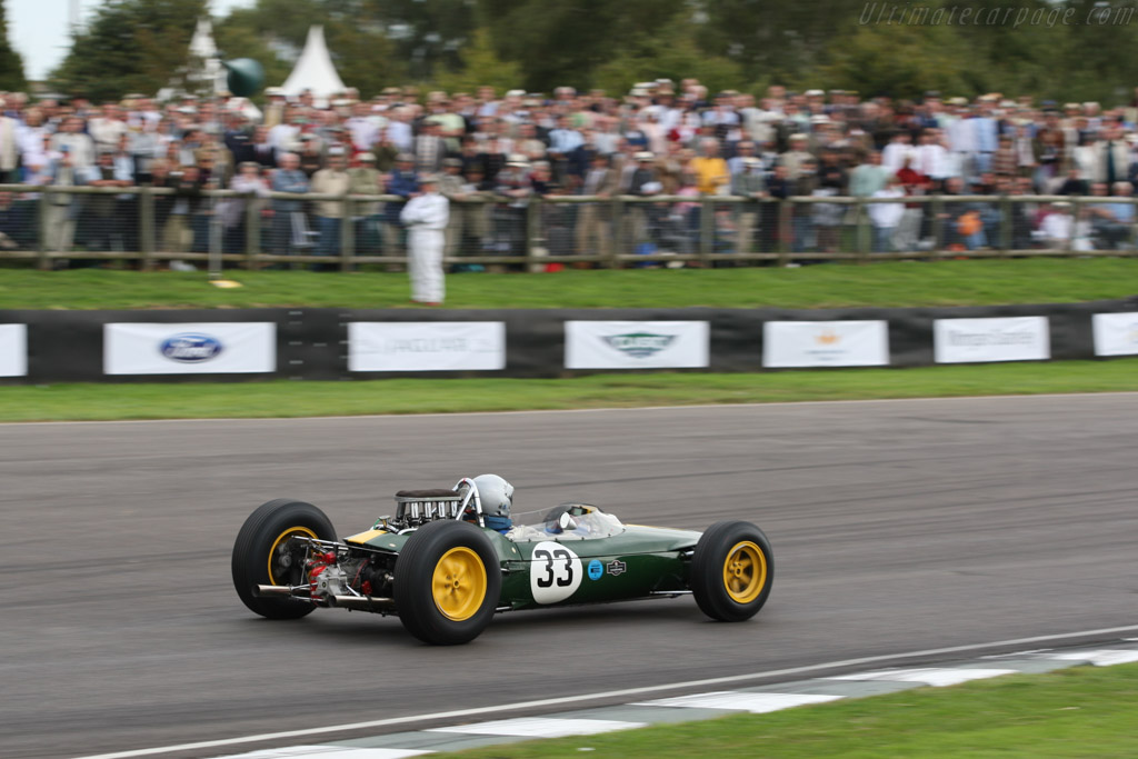 Lotus 33 Climax - Chassis: R10 - Driver: Robs Lamplough - 2007 Goodwood Revival