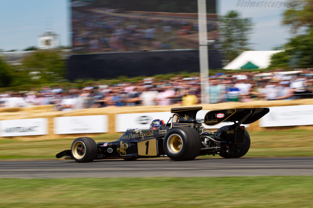 Lotus 72 Cosworth - Chassis: R5 - Driver: Emerson Fittipaldi - 2019 Goodwood Festival of Speed