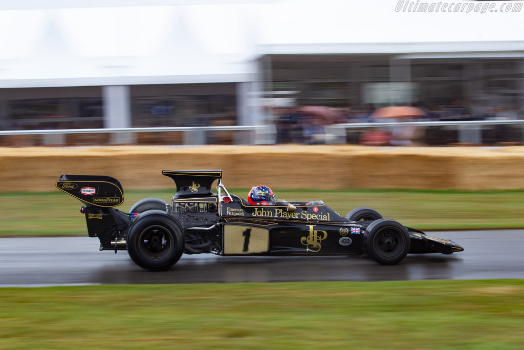 Lotus 72 Cosworth - Chassis: R5 - Driver: Emerson Fittipaldi - 2019 Goodwood Festival of Speed