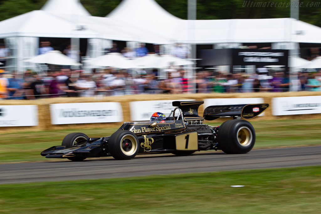 Lotus 72 Cosworth - Chassis: R5 - Driver: Emerson Fittipaldi - 2019 Goodwood Festival of Speed