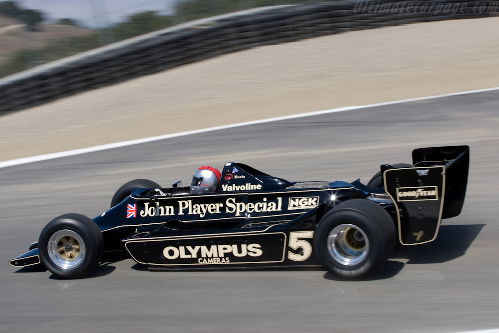 Lotus 79 Cosworth - Chassis: 79/4 - Driver: Mario Andretti - 2008 Monterey Historic Automobile Races