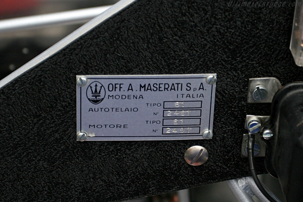 Maserati Tipo 61 Birdcage - Chassis: 2461  - 2006 Monterey Historic Automobile Races