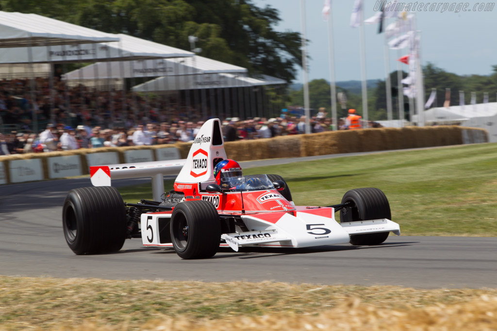 McLaren M23 Cosworth - Chassis: M23-5 - Driver: Emerson Fittipaldi - 2014 Goodwood Festival of Speed