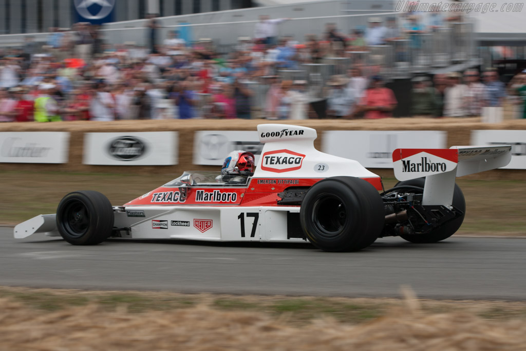 McLaren M23 Cosworth - Chassis: M23-4  - 2010 Goodwood Festival of Speed