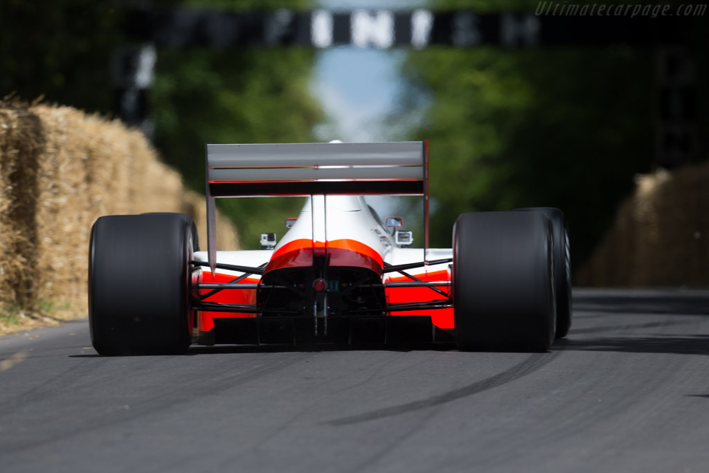 McLaren MP4/5 Honda - Chassis: MP4/5-5 - Driver: Nyck de Vries - 2015 Goodwood Festival of Speed