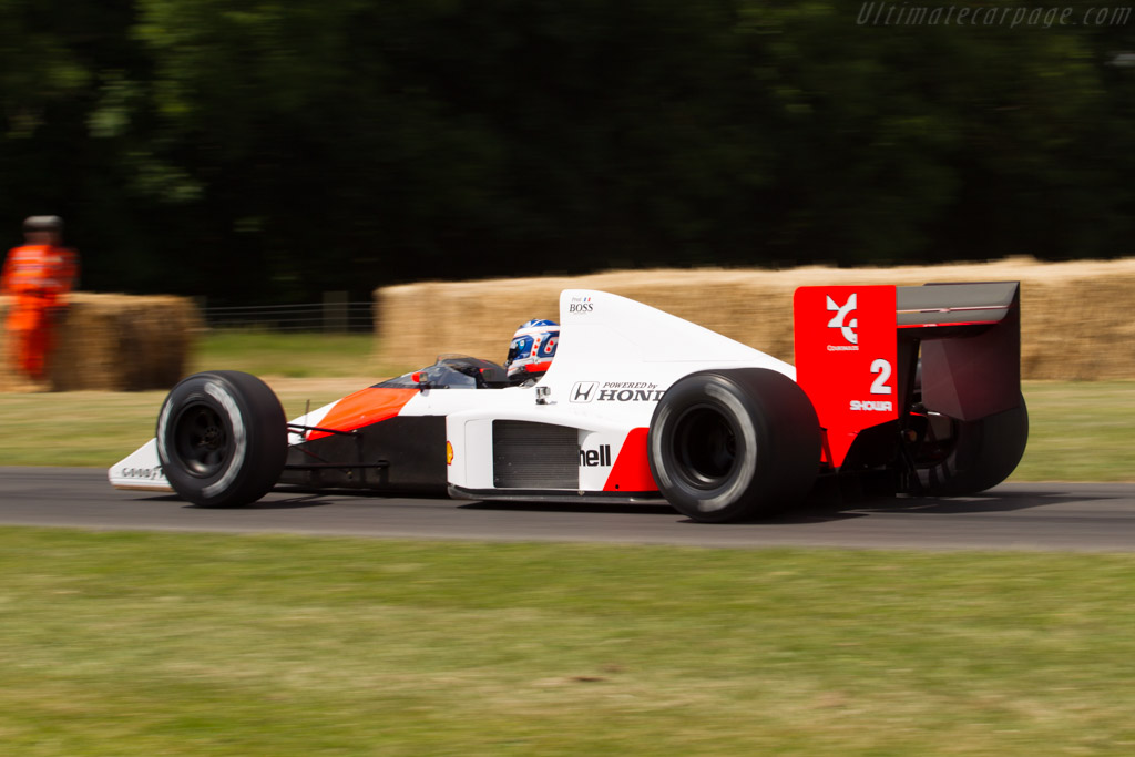 McLaren MP4/5 Honda - Chassis: MP4/5-5 - Driver: Nyck de Vries - 2015 Goodwood Festival of Speed