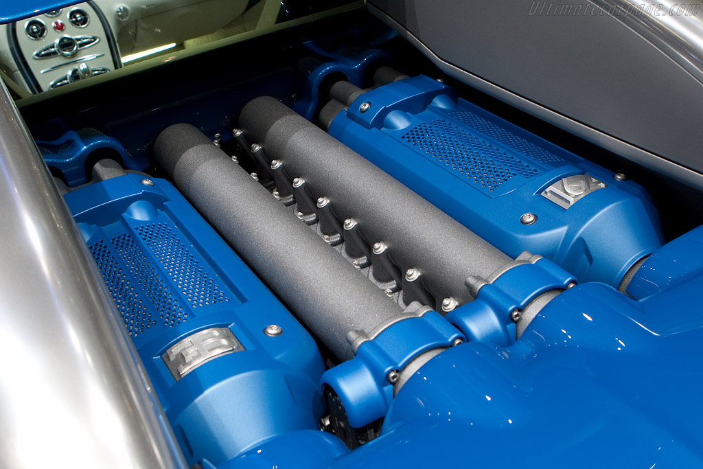 Bugatti Veyron 16.4 Bleu Centenaire   - 2009 Geneva International Motor Show