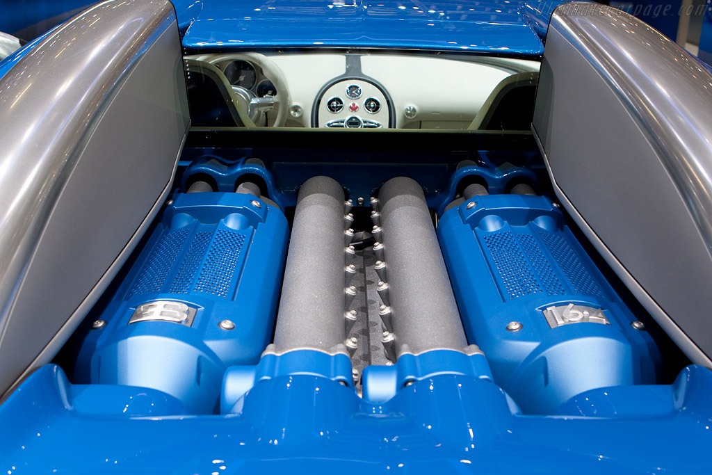 Bugatti Veyron 16.4 Bleu Centenaire   - 2009 Geneva International Motor Show