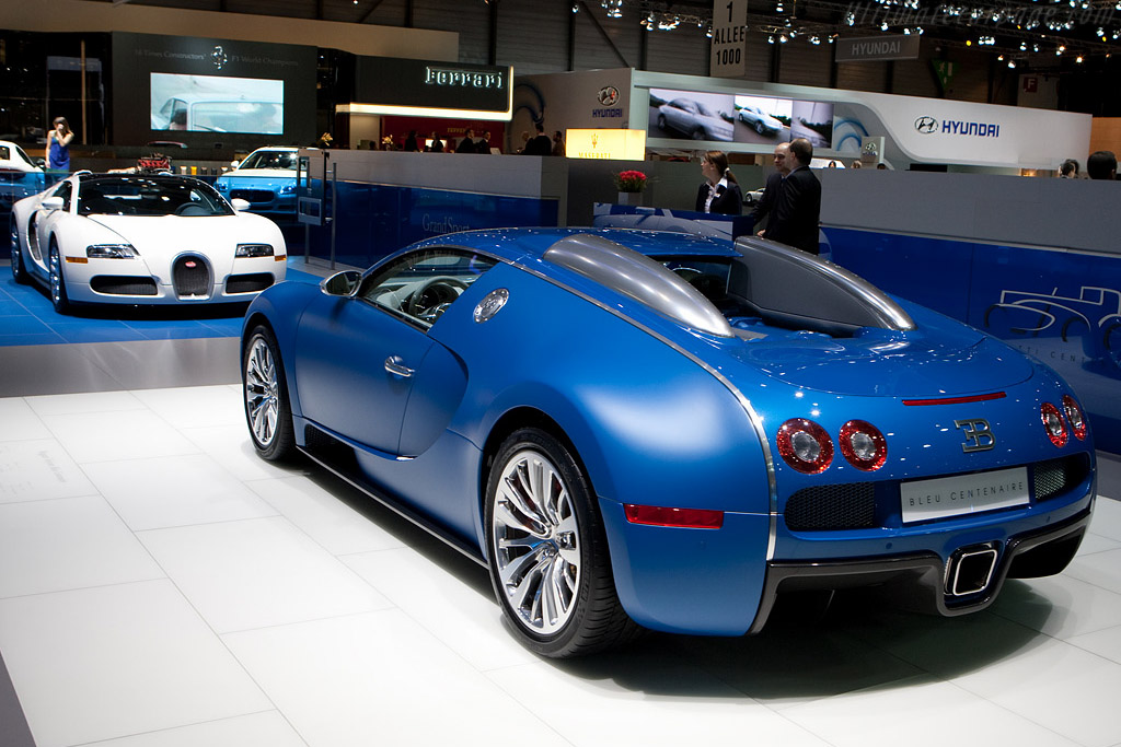 Bugatti Veyron 16.4 Bleu Centenaire   - 2009 Geneva International Motor Show