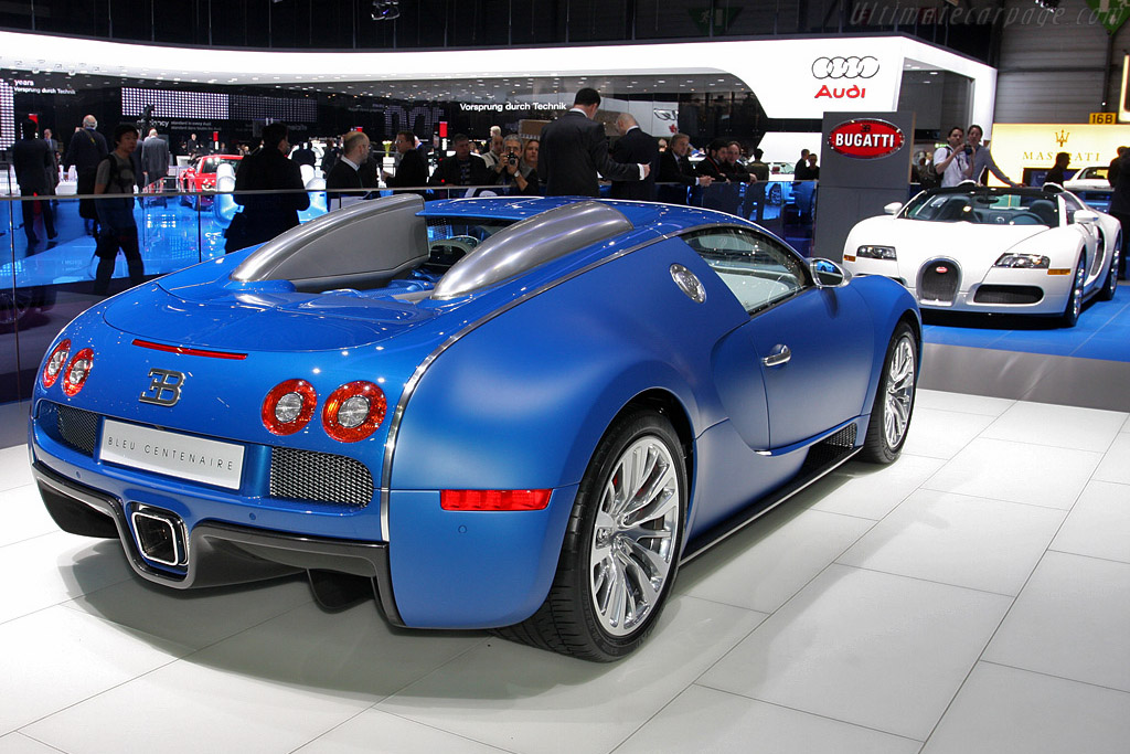 Bugatti Veyron 16.4 Bleu Centenaire   - 2009 Geneva International Motor Show