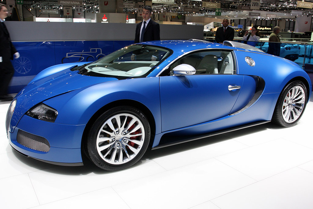 Bugatti Veyron 16.4 Bleu Centenaire   - 2009 Geneva International Motor Show
