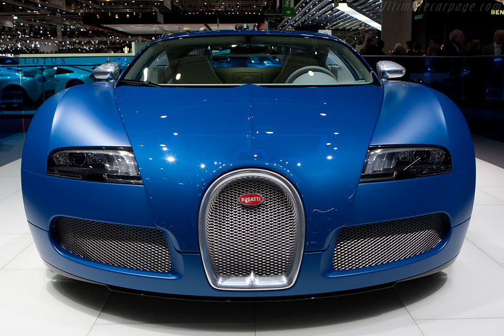 Bugatti Veyron 16.4 Bleu Centenaire   - 2009 Geneva International Motor Show