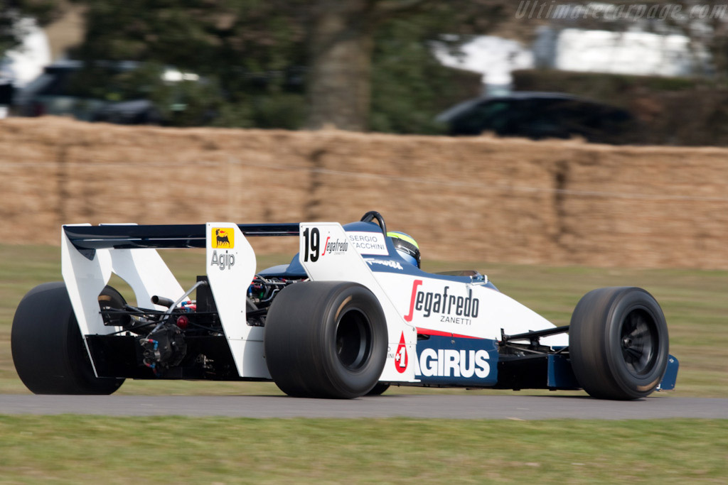 Toleman TG183B Hart - Chassis: TG183-04  - 2010 Goodwood Preview