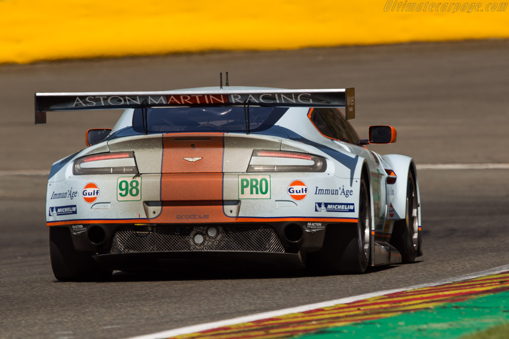 Aston Martin V8 Vantage GTE - Chassis: GTE-005 - Entrant: Aston Martin Racing - Driver: Bruno Senna / Rob Bell / Frederic Makowiecki - 2013 WEC 6 Hours of Spa-Francorchamps