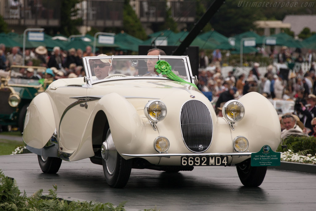 Talbot Lago T150C SS Figoni & Falaschi Cabriolet - Chassis: 90111  - 2012 Pebble Beach Concours d'Elegance