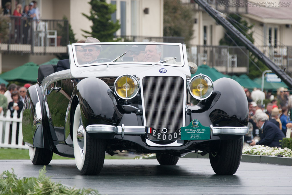 Delage D8-120 S Saoutchik Cabriolet - Chassis: 51976  - 2012 Pebble Beach Concours d'Elegance