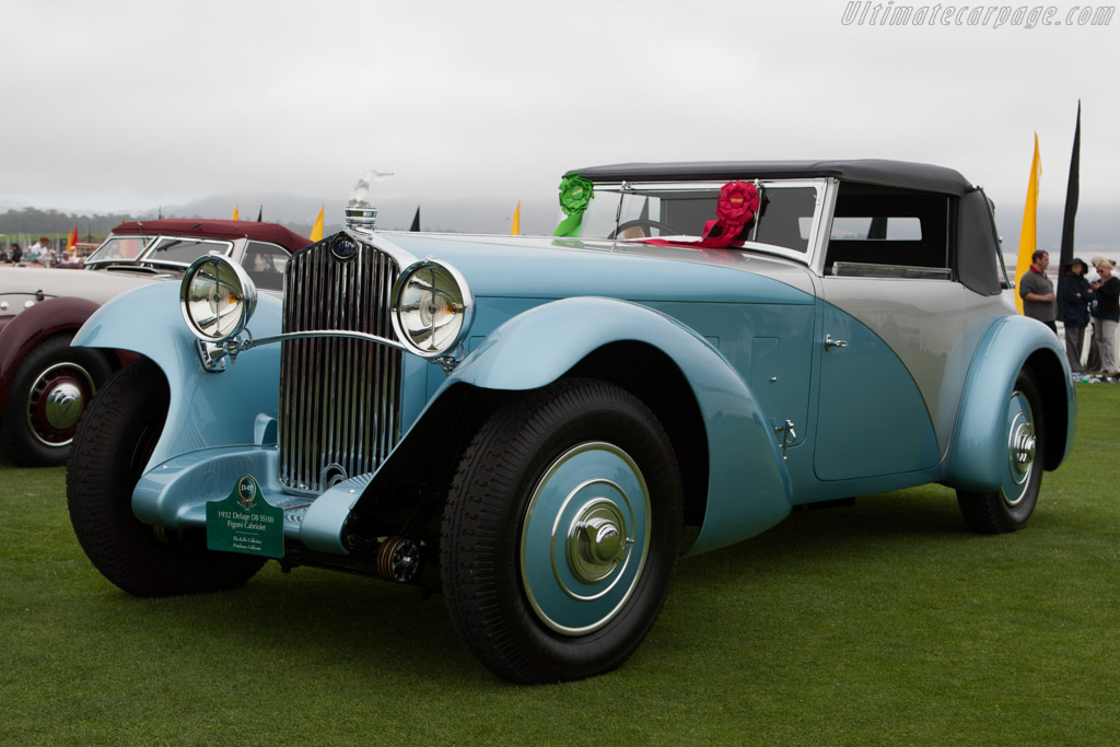 Delage D8 SS Figoni Cabriolet - Chassis: 36028  - 2012 Pebble Beach Concours d'Elegance