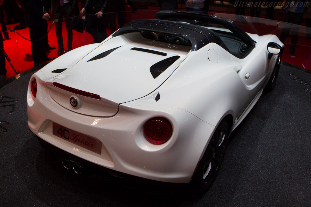 Alfa Romeo 4C Spider   - 2014 Geneva International Motor Show