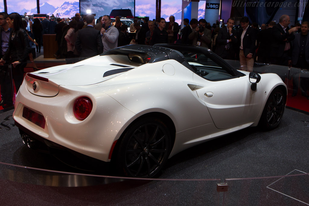 Alfa Romeo 4C Spider   - 2014 Geneva International Motor Show
