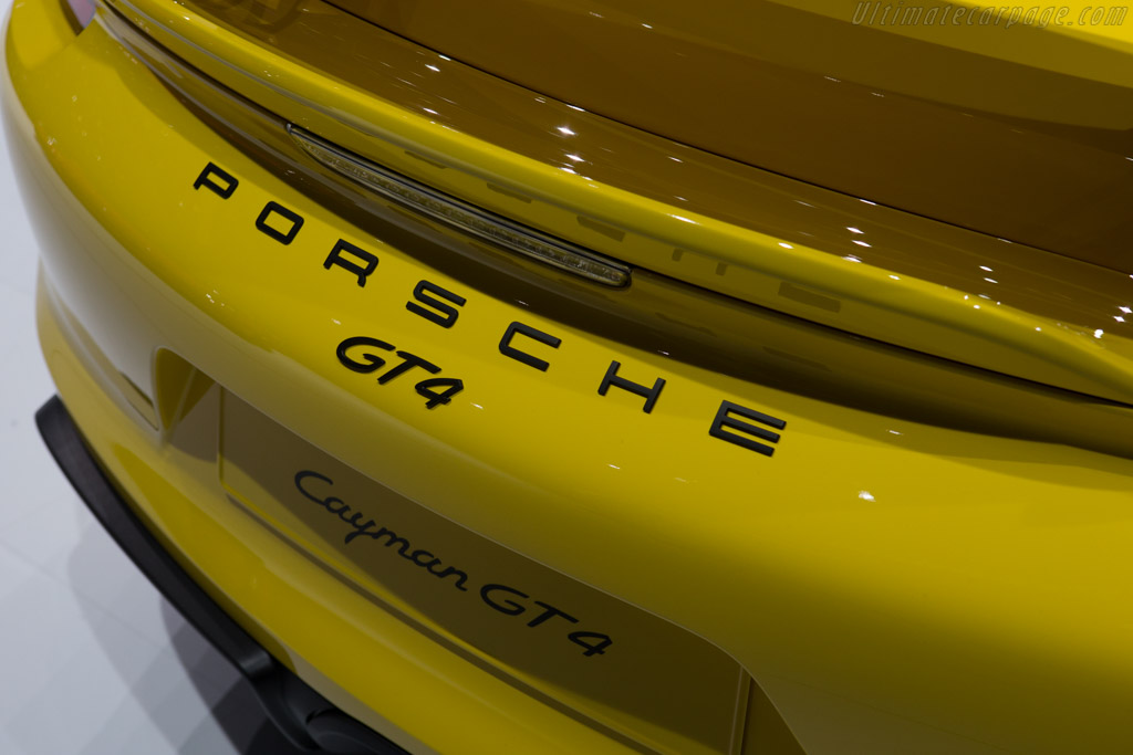 Porsche Cayman GT4   - 2015 Geneva International Motor Show