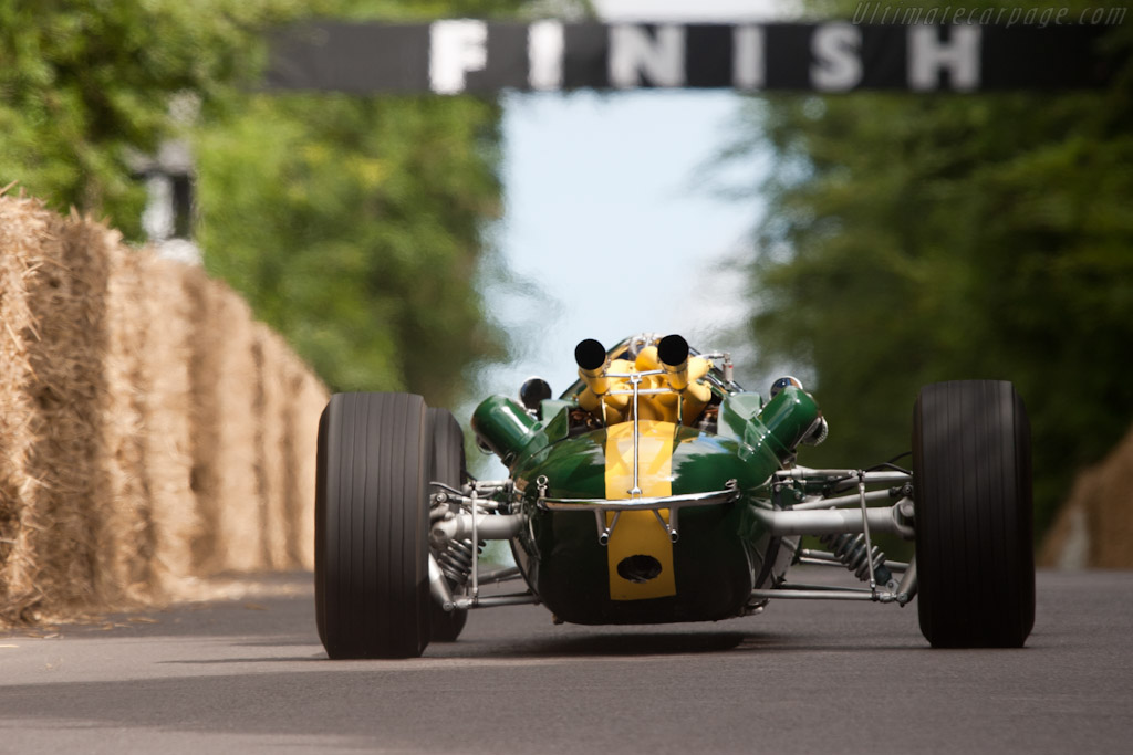 Lotus 38 Ford - Chassis: 38/1 - Driver: Jackie Stewart - 2010 Goodwood Festival of Speed