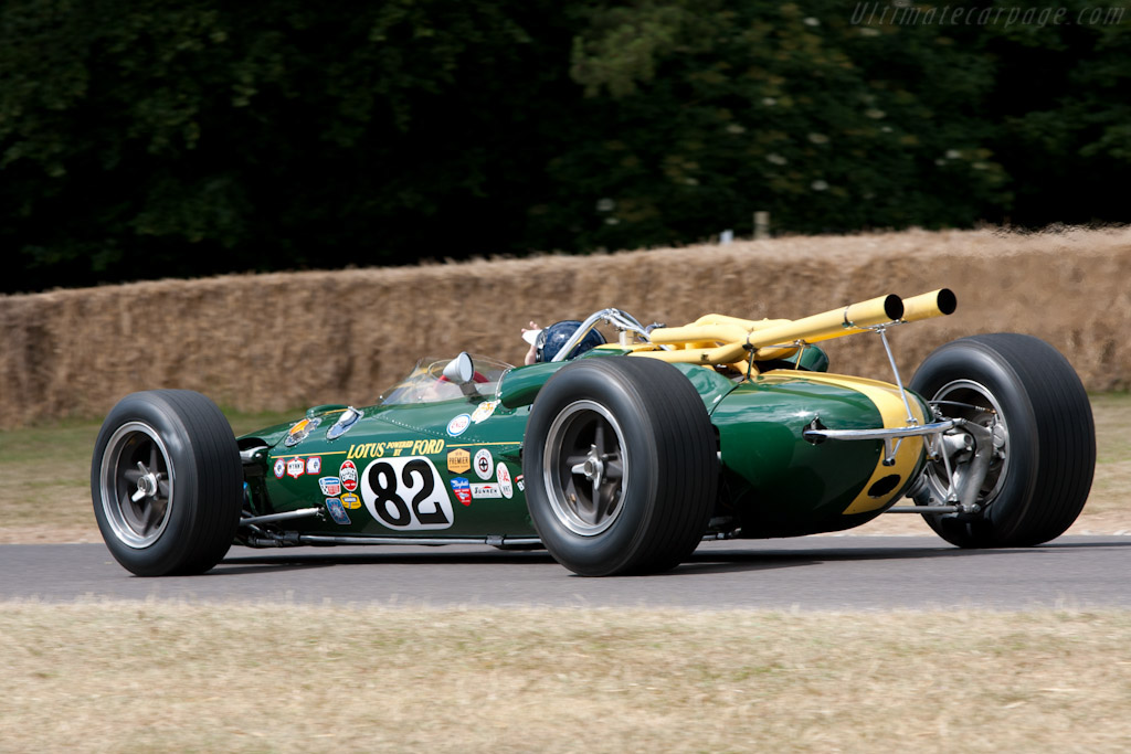 Lotus 38 Ford - Chassis: 38/1 - Driver: Jackie Stewart - 2010 Goodwood Festival of Speed