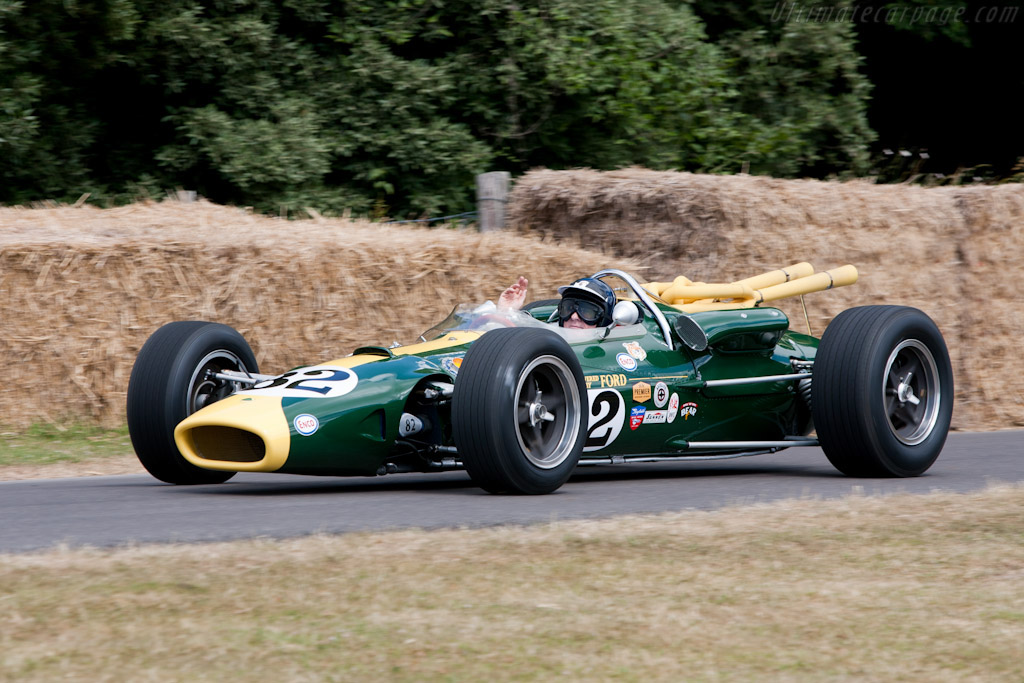 Lotus 38 Ford - Chassis: 38/1 - Driver: Jackie Stewart - 2010 Goodwood Festival of Speed