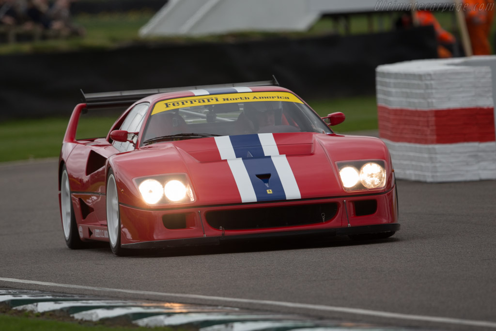 Ferrari F40 LM - Chassis: 97893 - Driver: Christopher Wilson - 2017 Goodwood Members' Meeting