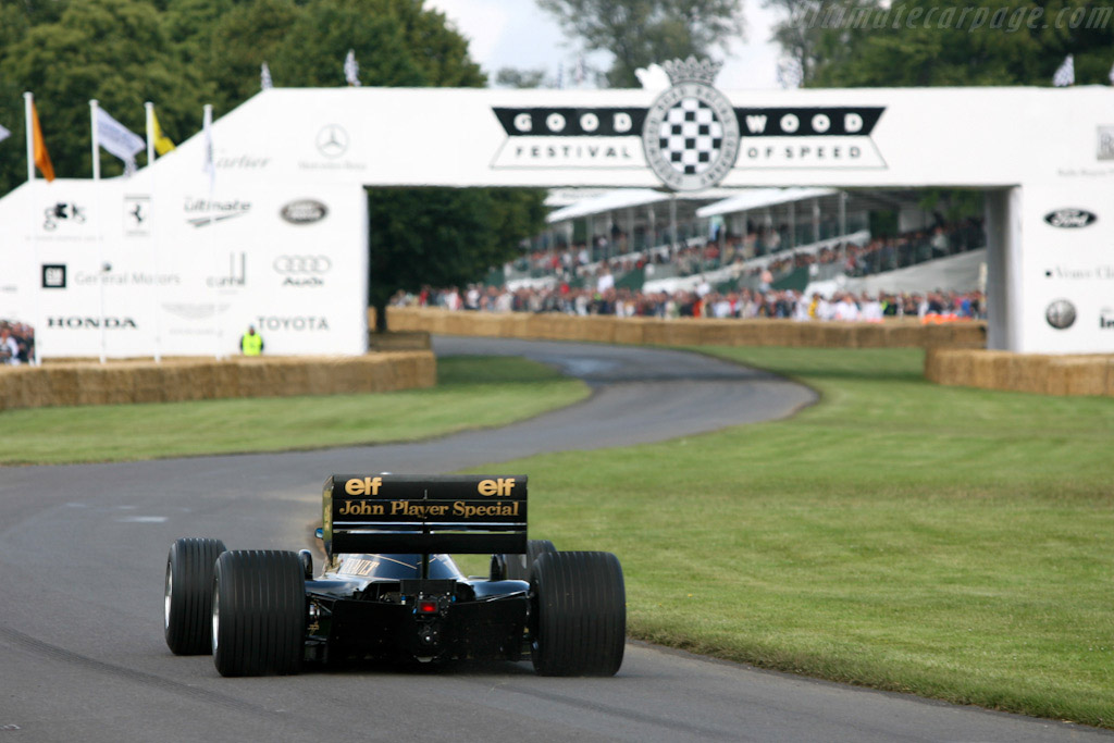 Lotus 98T Renault - Chassis: 98T - 4  - 2007 Goodwood Festival of Speed