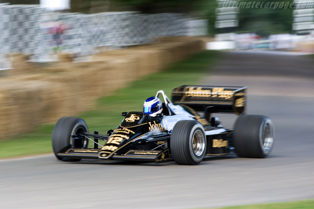 Lotus 98T Renault - Chassis: 98T - 4  - 2008 Goodwood Festival of Speed