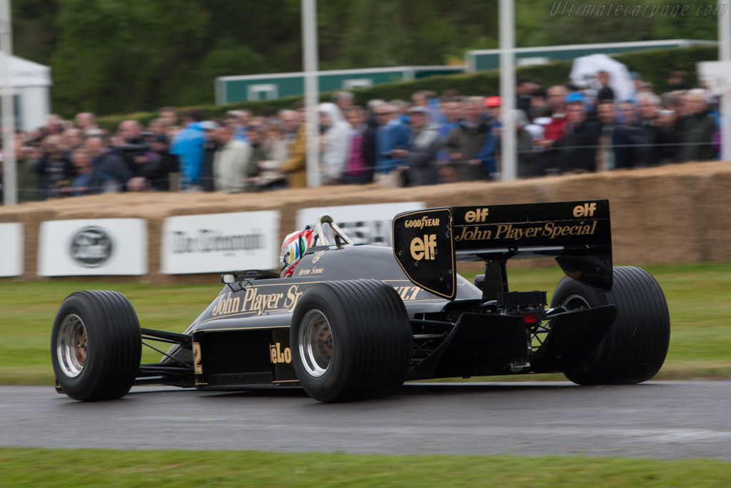 Lotus 98T Renault - Chassis: 98T - 3  - 2012 Goodwood Festival of Speed