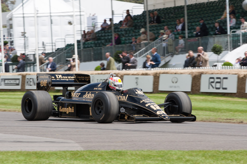 Lotus 98T Renault - Chassis: 98T - 3  - 2012 Goodwood Festival of Speed