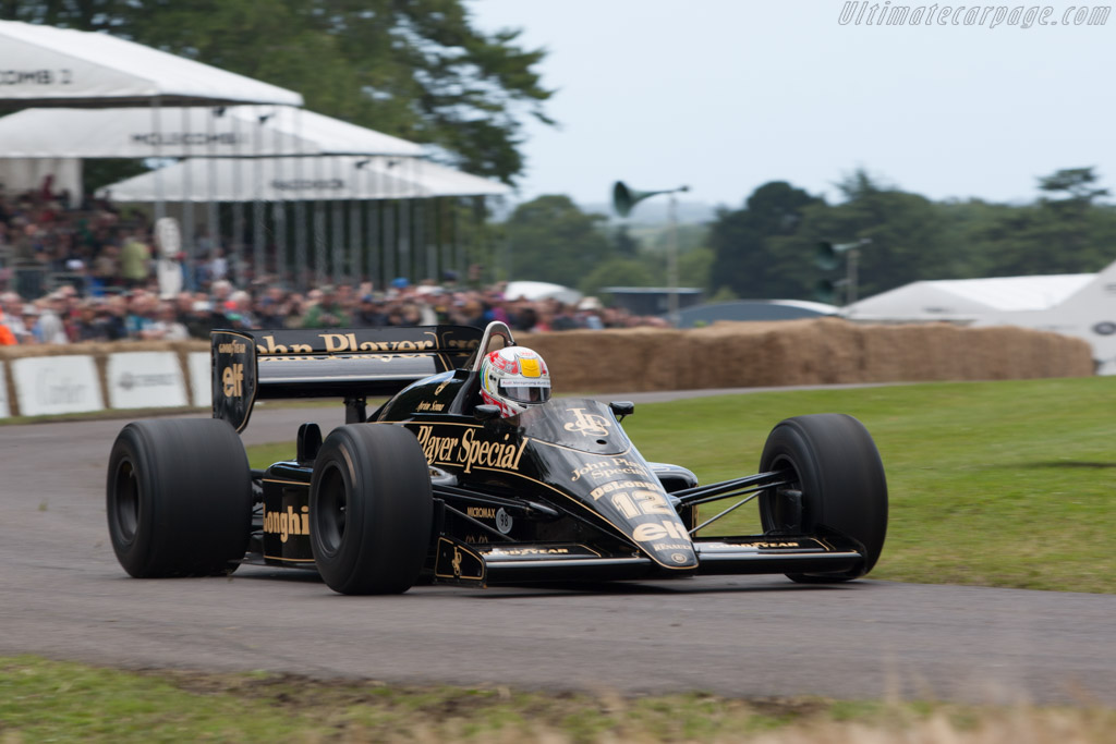 Lotus 98T Renault - Chassis: 98T - 3  - 2012 Goodwood Festival of Speed