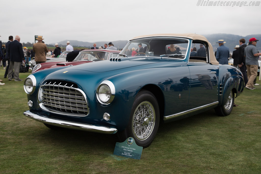 Ferrari 212 Europa Ghia Cabriolet - Chassis: 0233EU  - 2017 Pebble Beach Concours d'Elegance