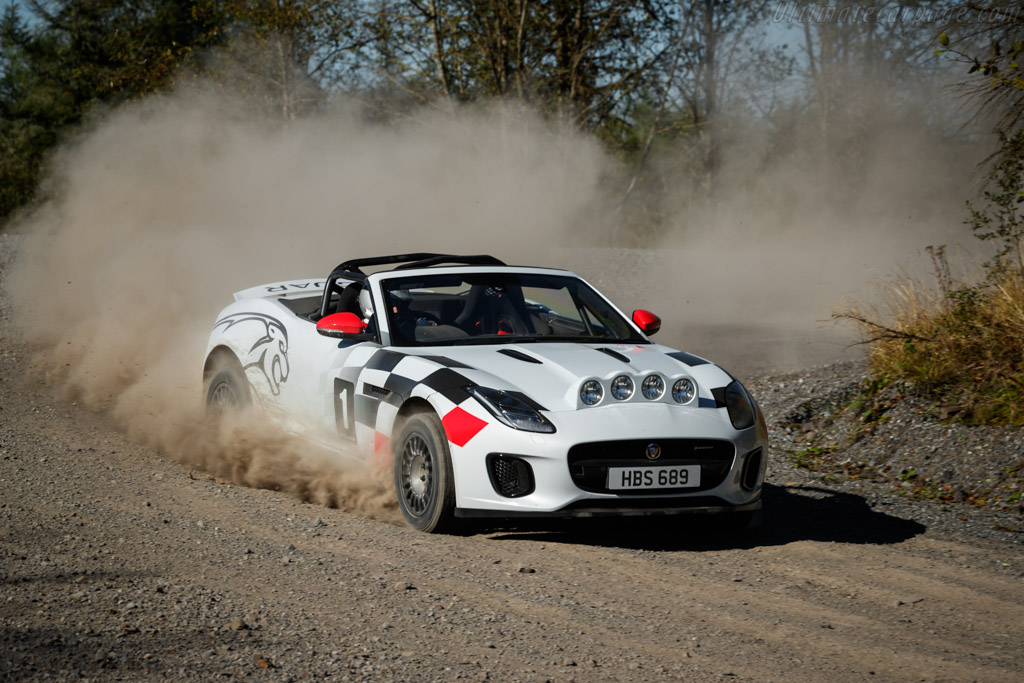 Jaguar F-Type Convertible Rally Car