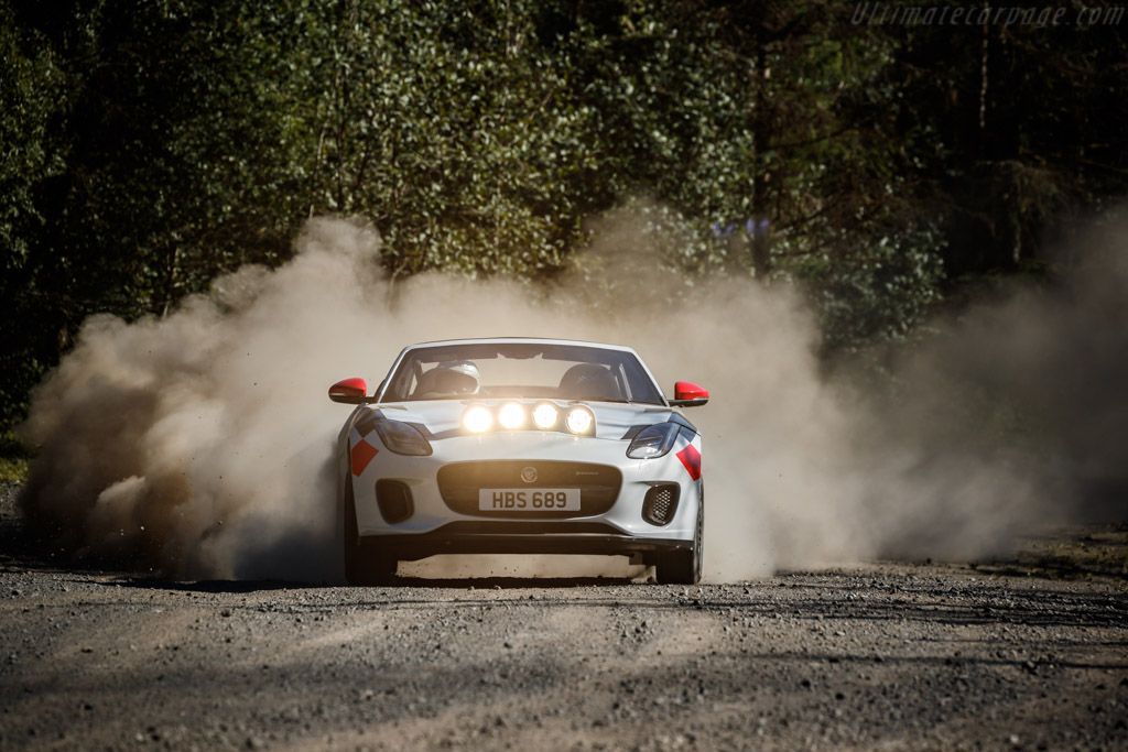 Jaguar F-Type Convertible Rally Car