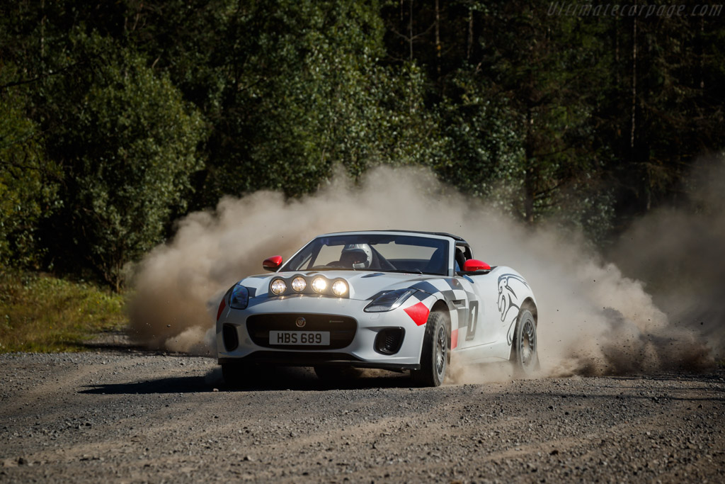 Jaguar F-Type Convertible Rally Car