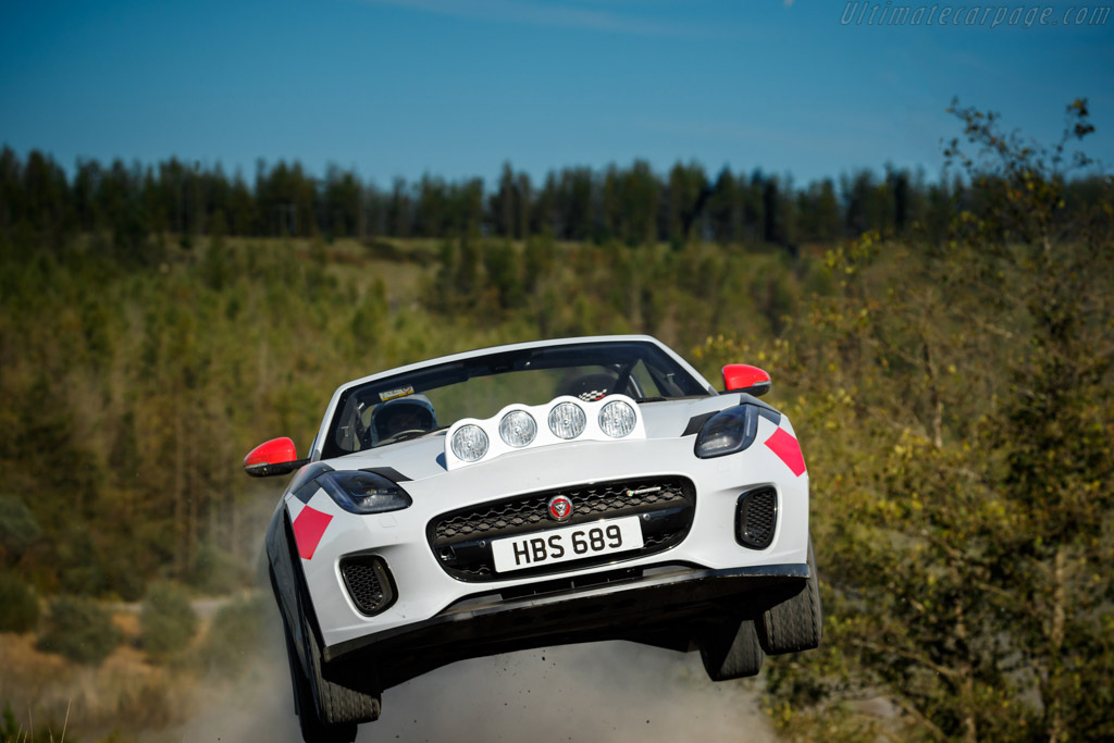 Jaguar F-Type Convertible Rally Car