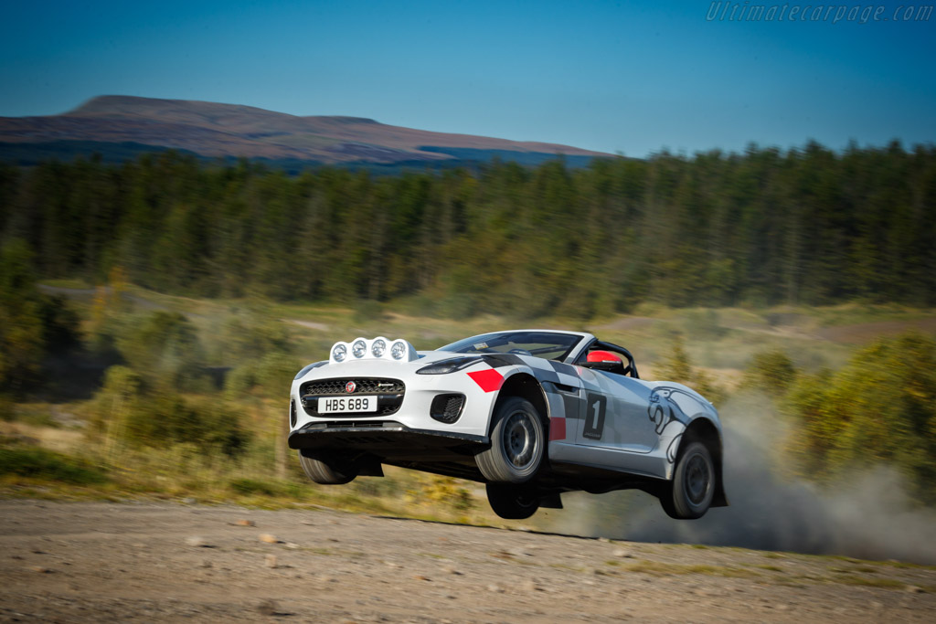 Jaguar F-Type Convertible Rally Car