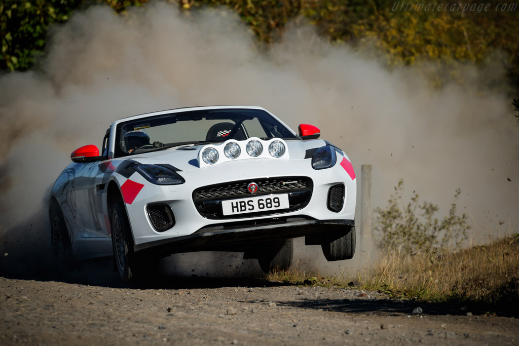 Jaguar F-Type Convertible Rally Car
