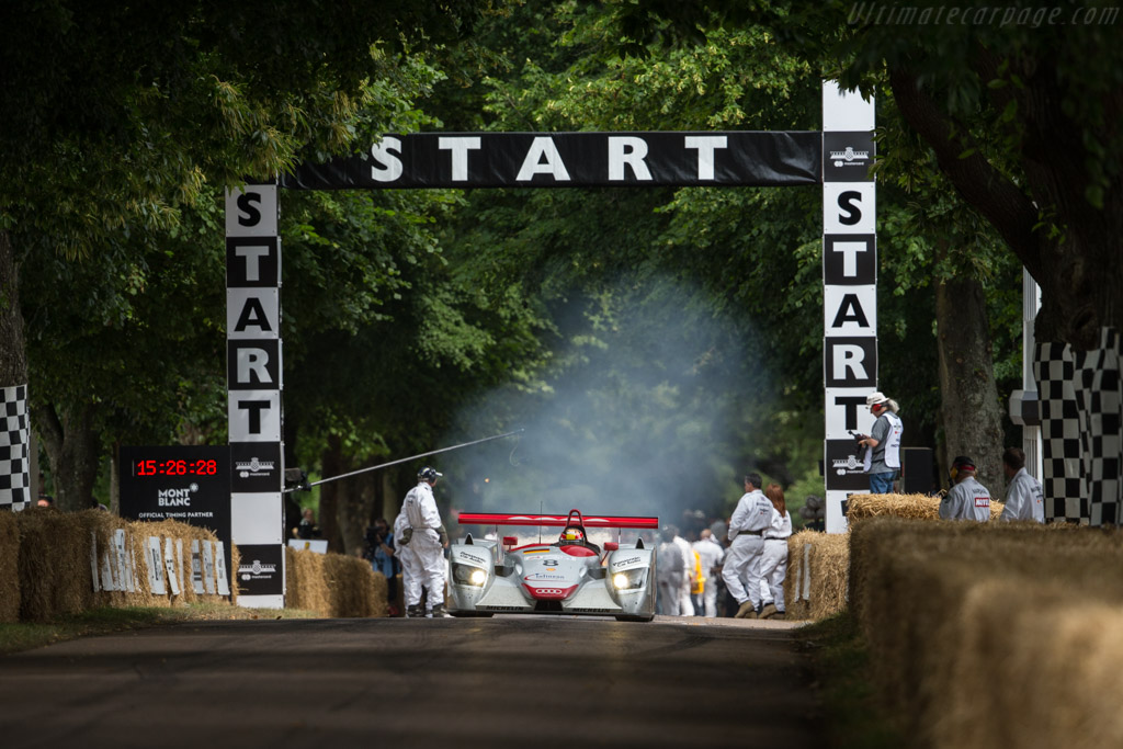 Audi R8 - Chassis: 404 - Driver: Tom Kristensen - 2017 Goodwood Festival of Speed