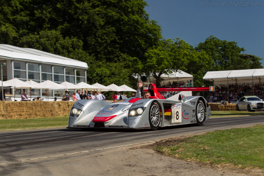 Audi R8 - Chassis: 404 - Driver: Tom Kristensen - 2017 Goodwood Festival of Speed